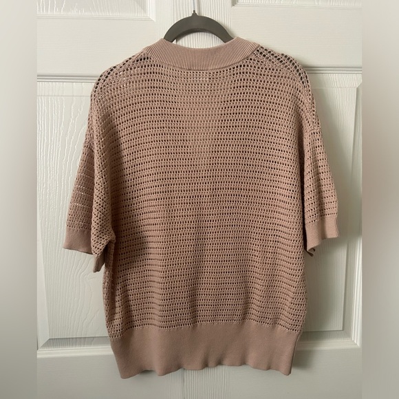 Varley Callie open-knit cotton top - Picture 2 of 5